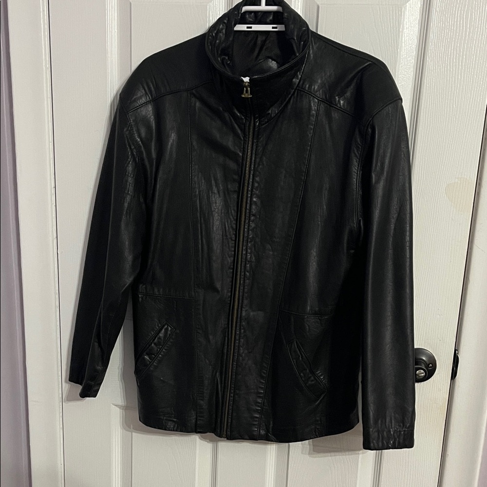 Women’s Classic Black Leather Jacket